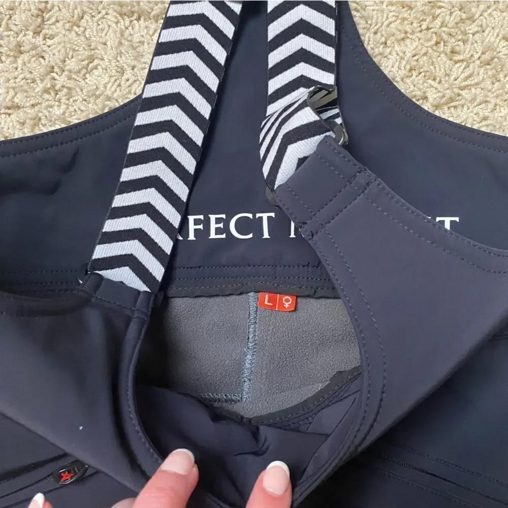 Perfect Moment Women's Black Isola Suspender Kick-flare Ski Pants Large - Picture 3 of 7